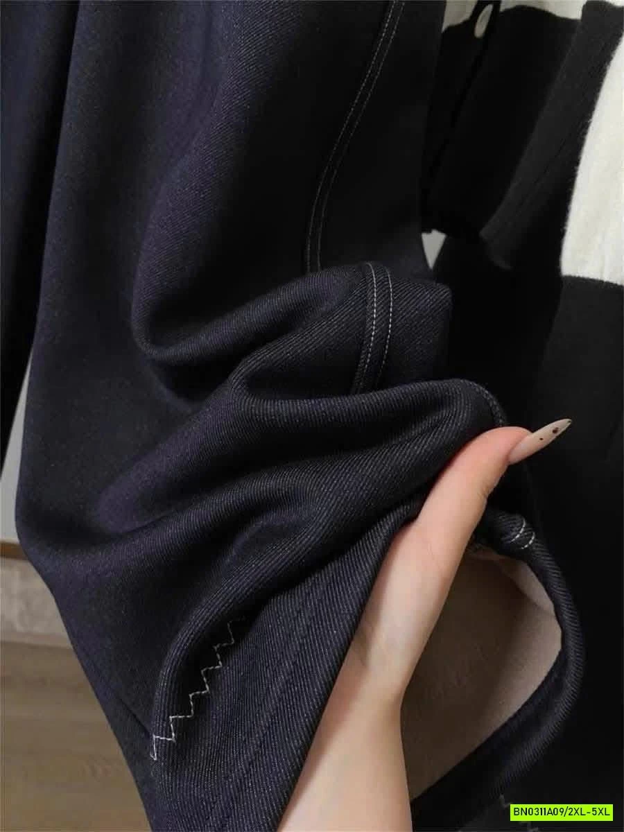 QUẦN JEANS SUÔNG LÓT NỈ