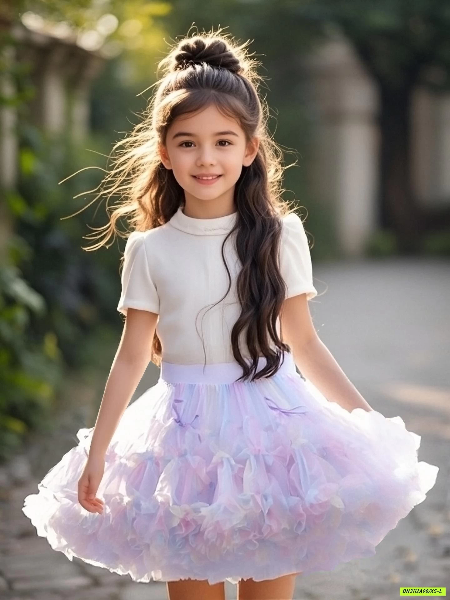 CHÂN VÁY TUTU BỒNG GẮN NƠ