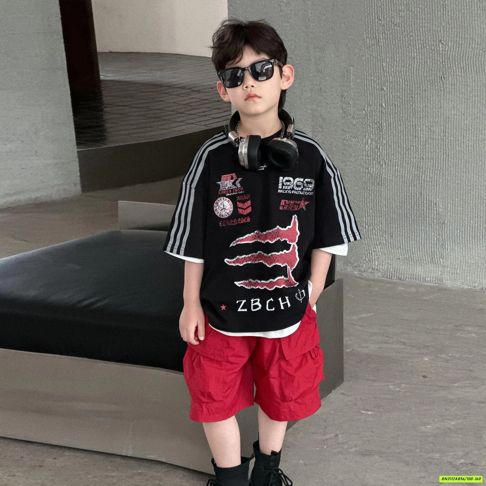 SHORT ĐỎ TÚI HỘP HY25118