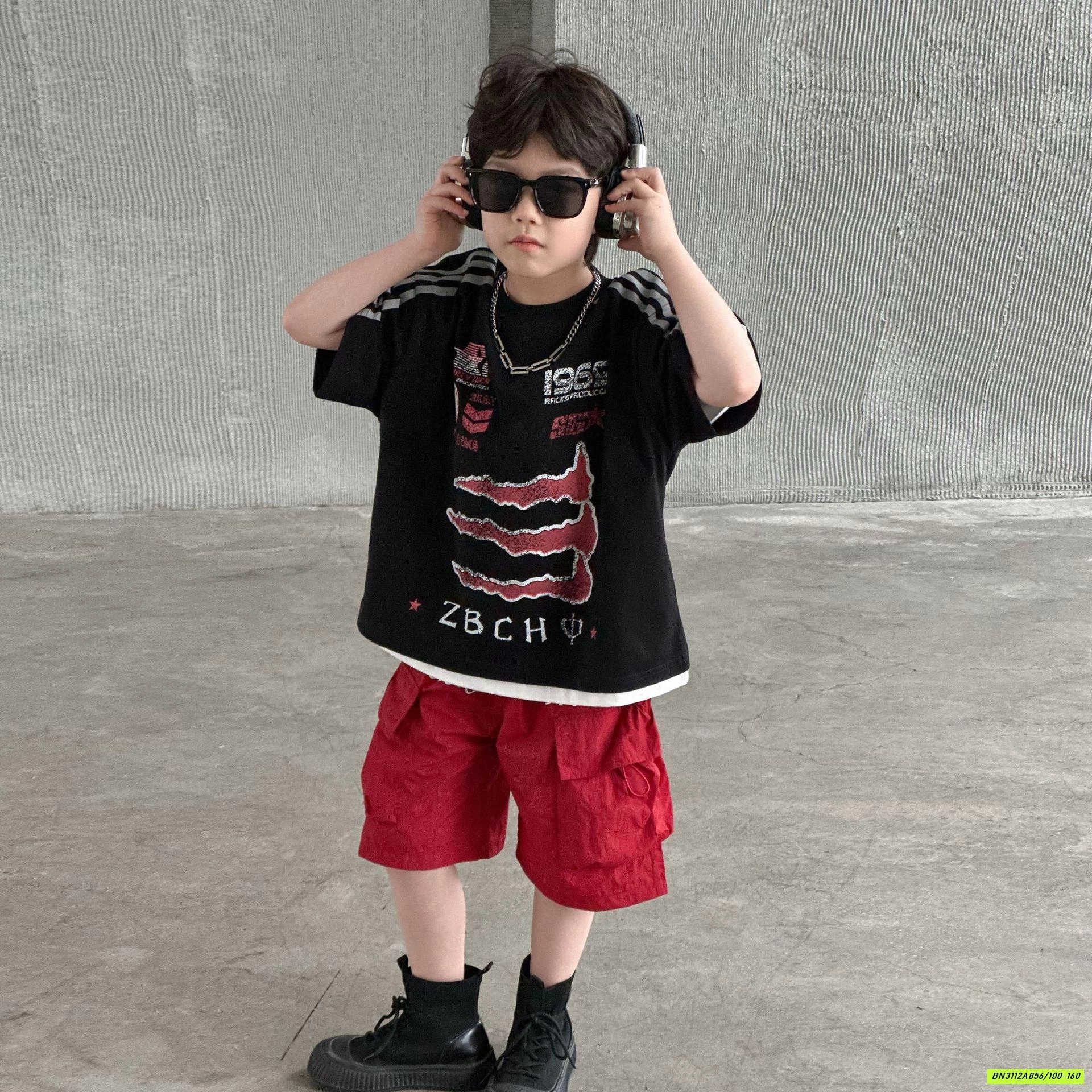 SHORT ĐỎ TÚI HỘP HY25118