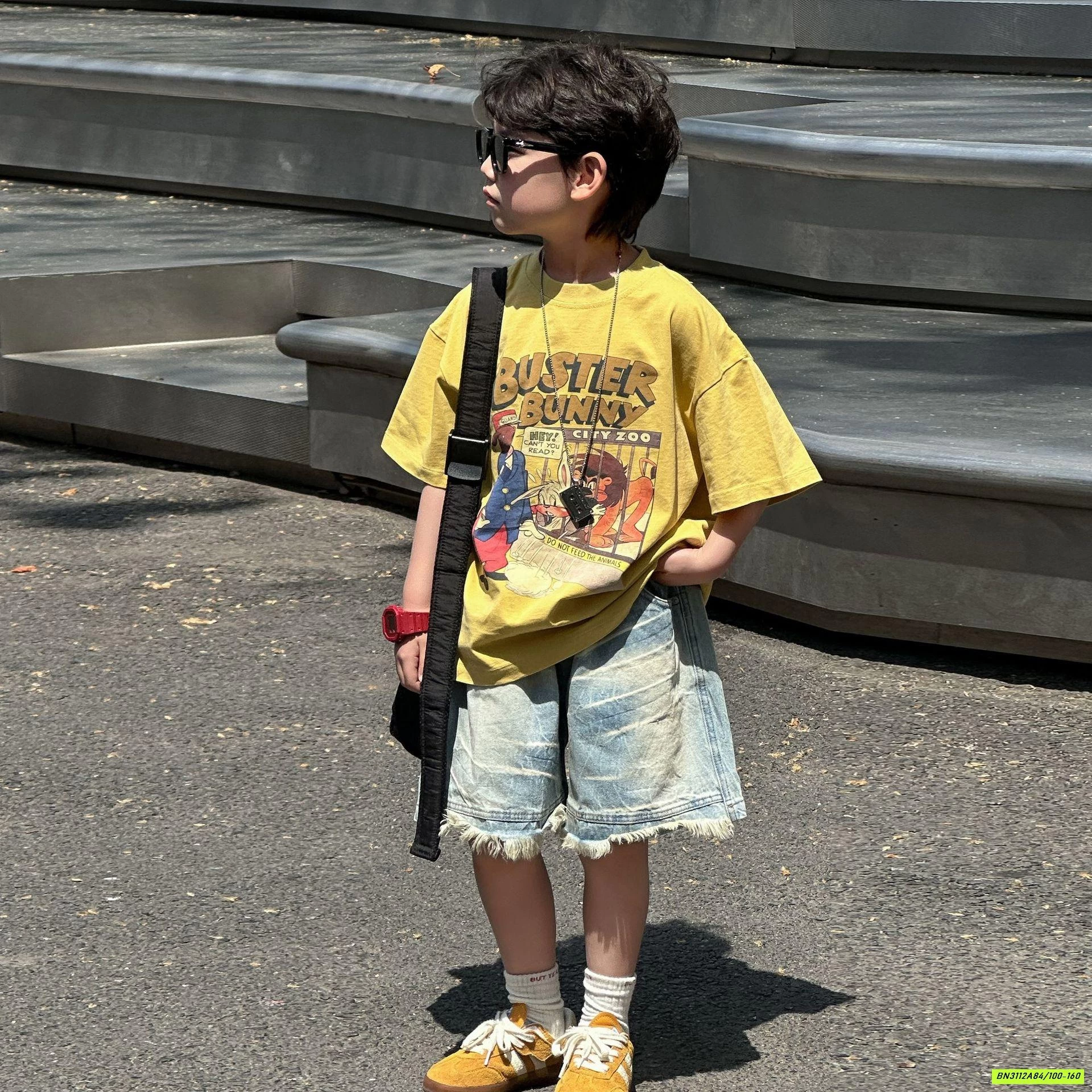 ÁO THUN VÀNG HY25280 IN HÌNH