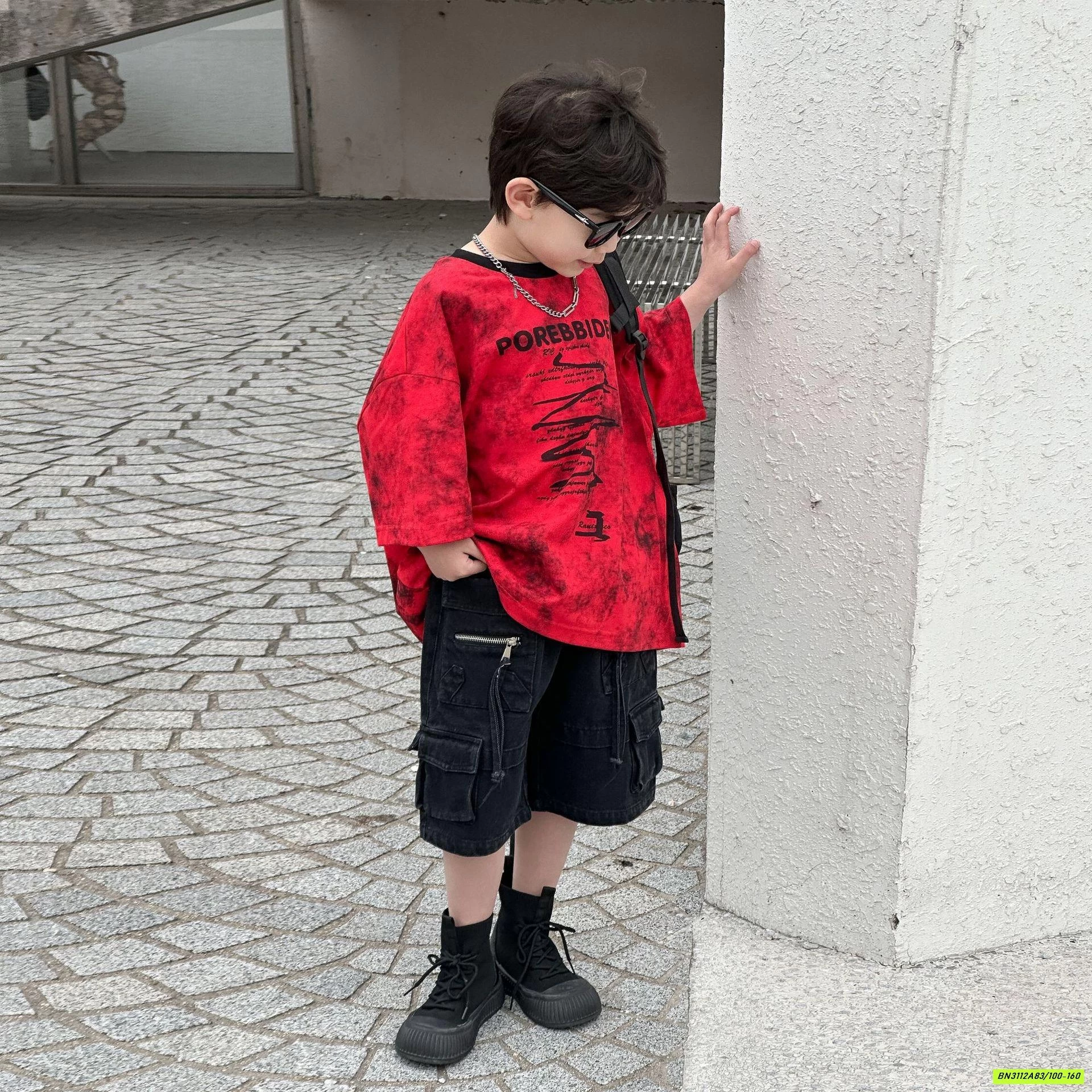 ÁO THUN ĐỎ LOANG HY25111