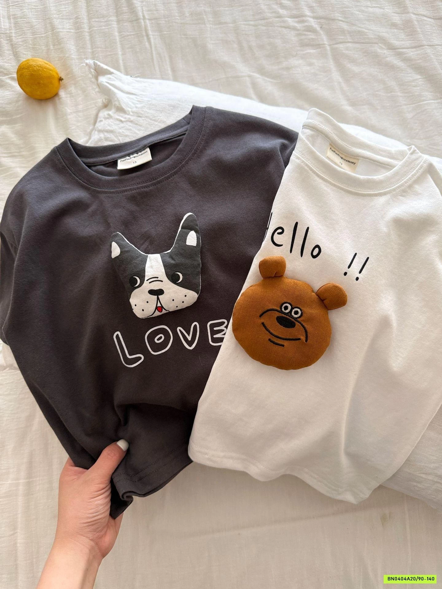 ÁO THUN GẮN THÚ CƯNG MMGGBABY