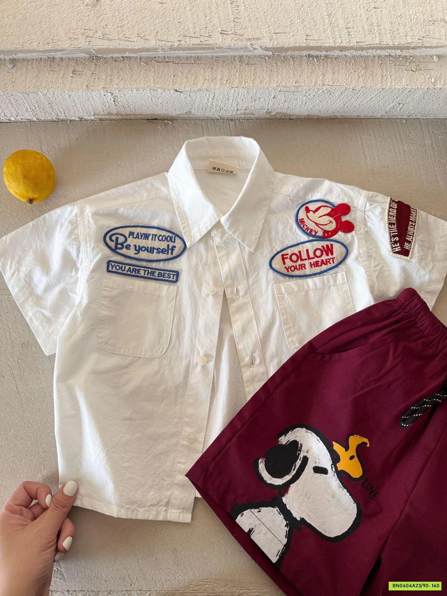 SƠ MI THÊU MICKEY MMGGBABY