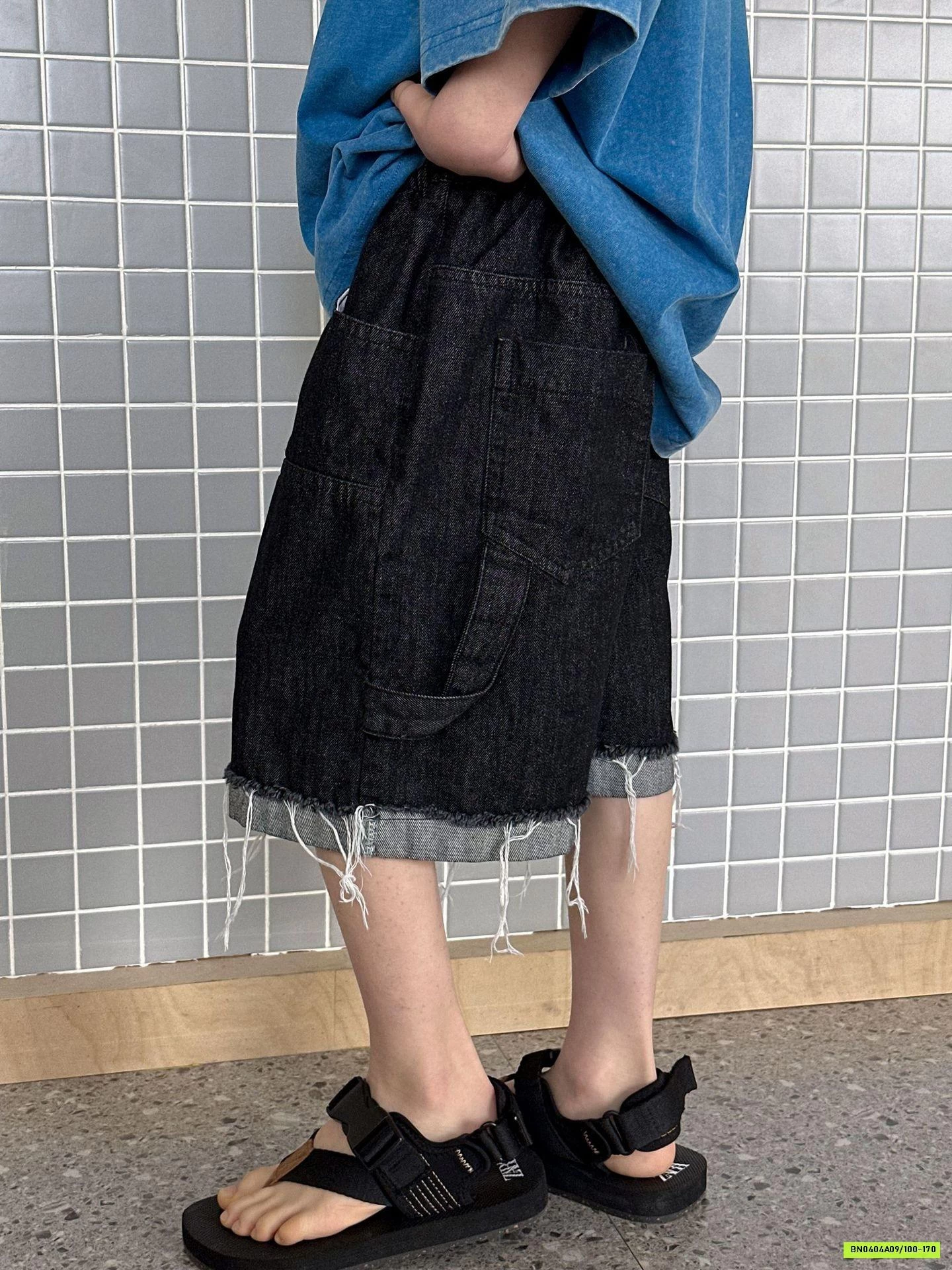 SHORT JEANS GẤP GẤU HANYA