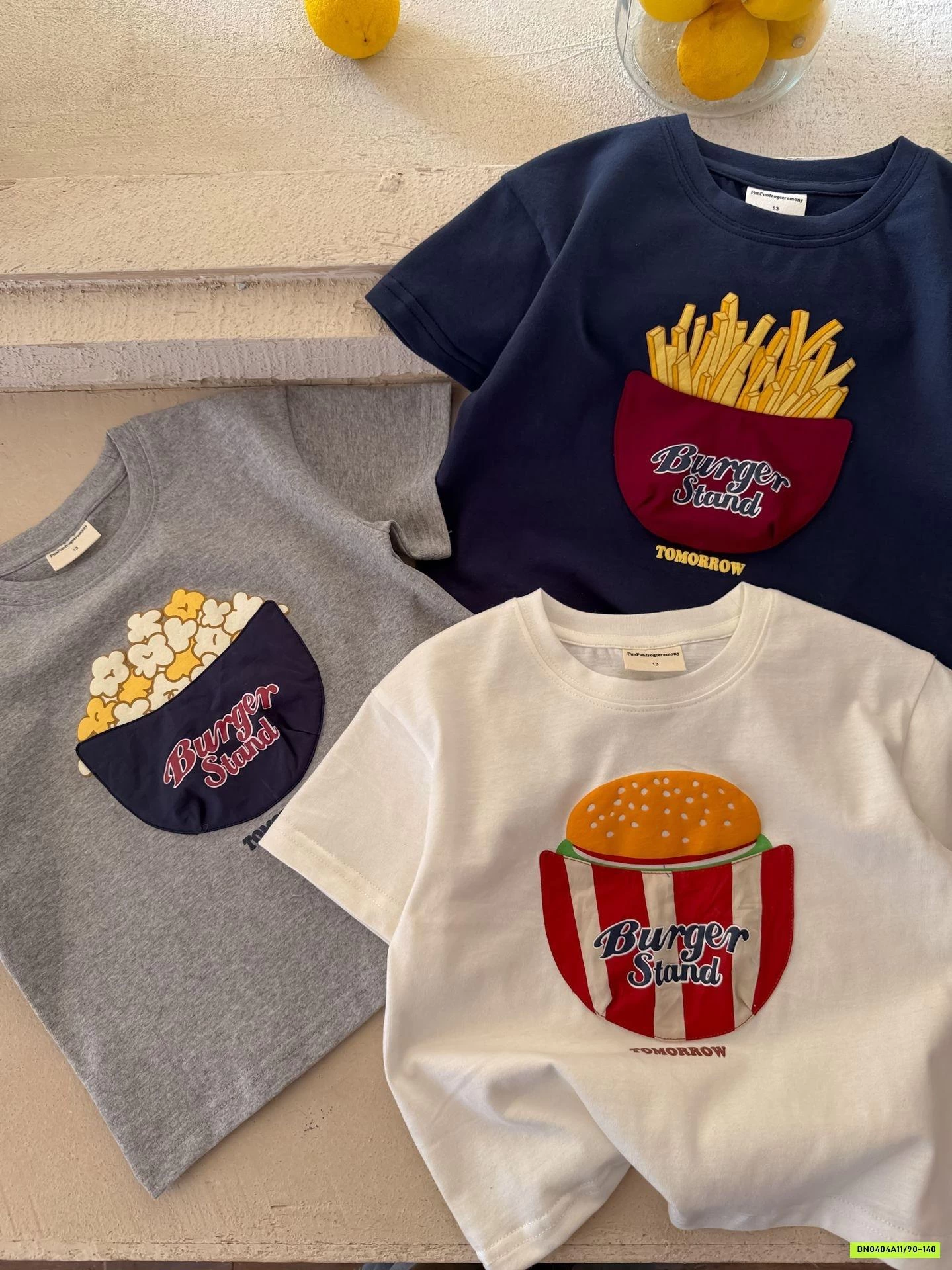 ÁO THUN ĐỒ ĂN NHANH MMGGBABY