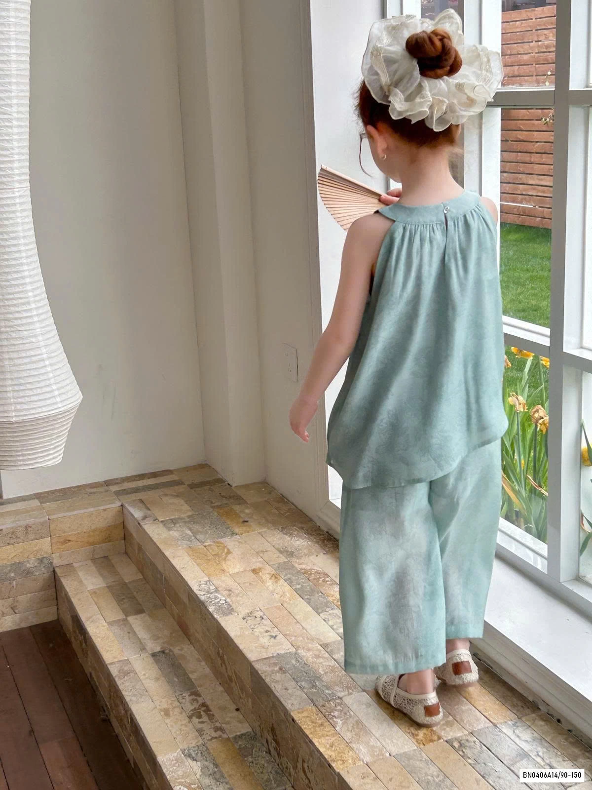 SÉT BỘ TRUNG HOA XANH VẠT LỆCH