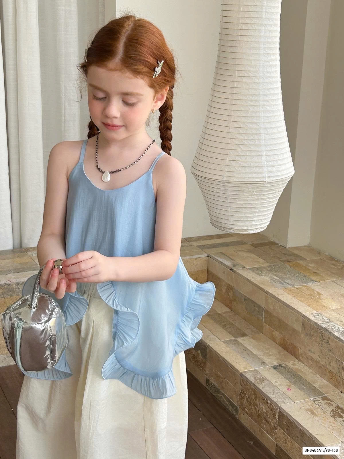 ÁO 2 DÂY BÁNH BÈO MIX QUẦN SUÔNG