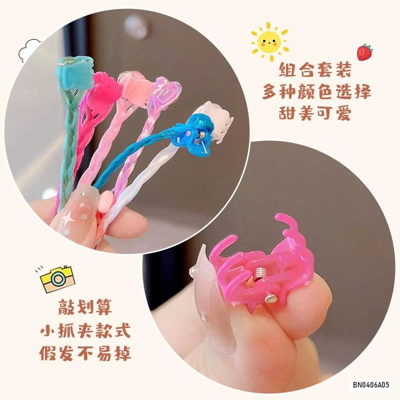 SÉT 18 KẸP TÓC GIẢ GẮN BƯỚM