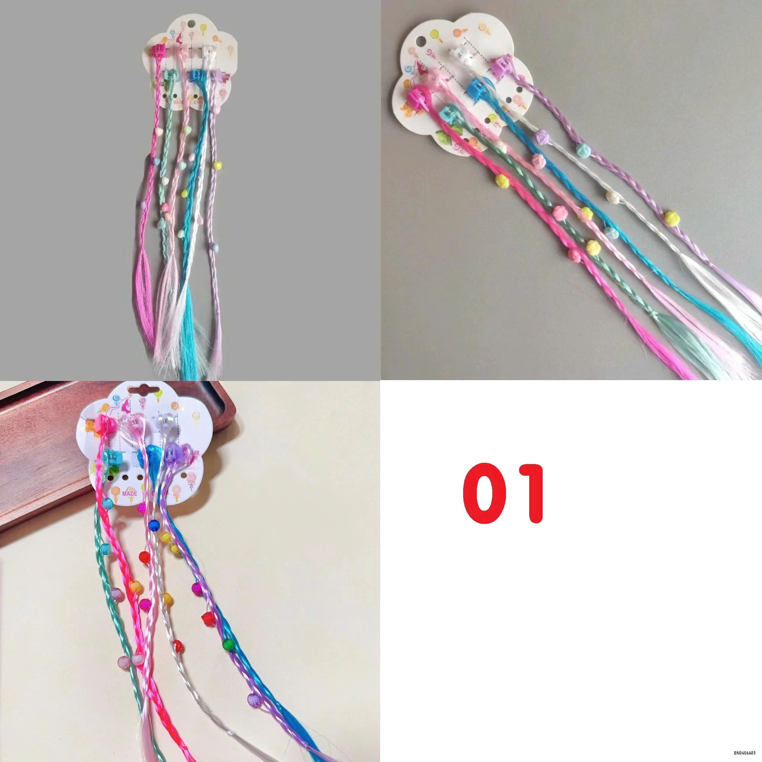 SÉT 18 KẸP TÓC GIẢ GẮN BƯỚM