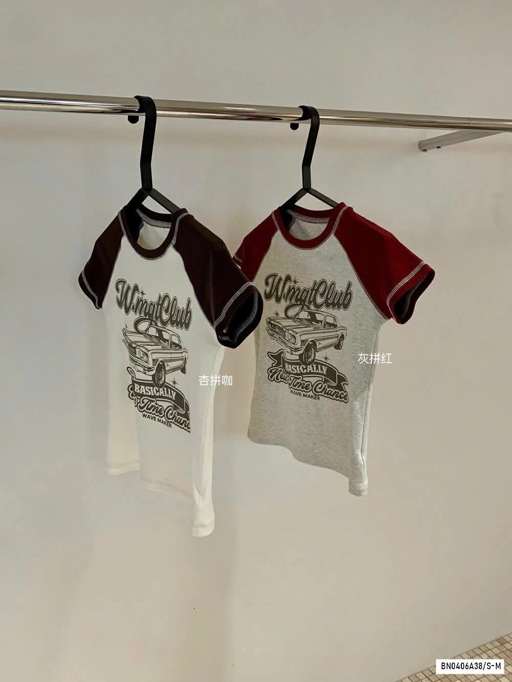 ÁO THUN PHỐI MÀU TAY WG.WE