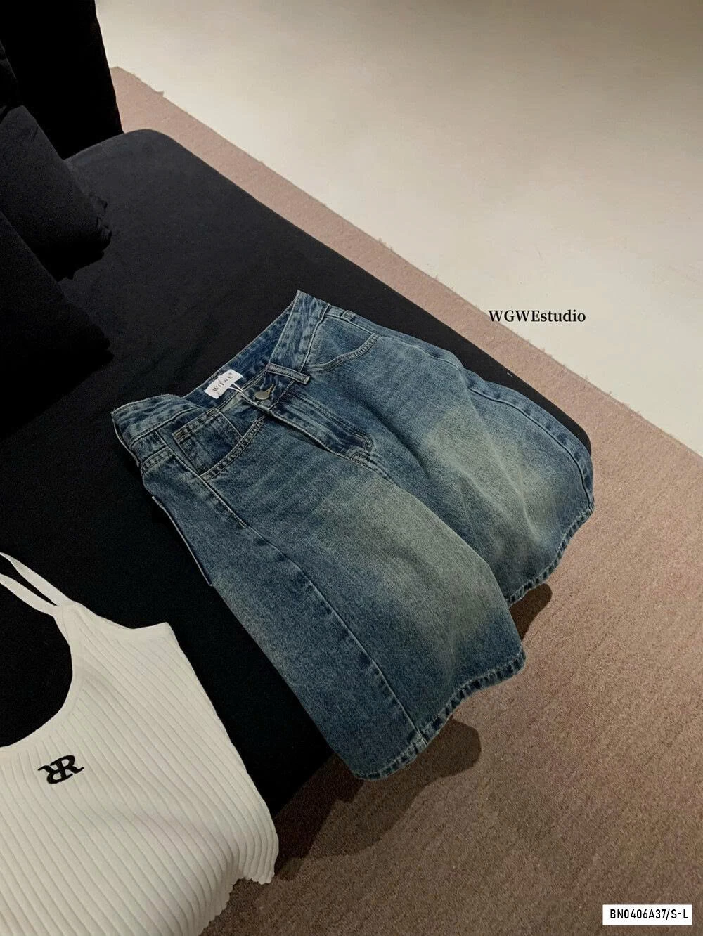 QUẦN JEANS LỬNG BẠC MÀU WG.WE