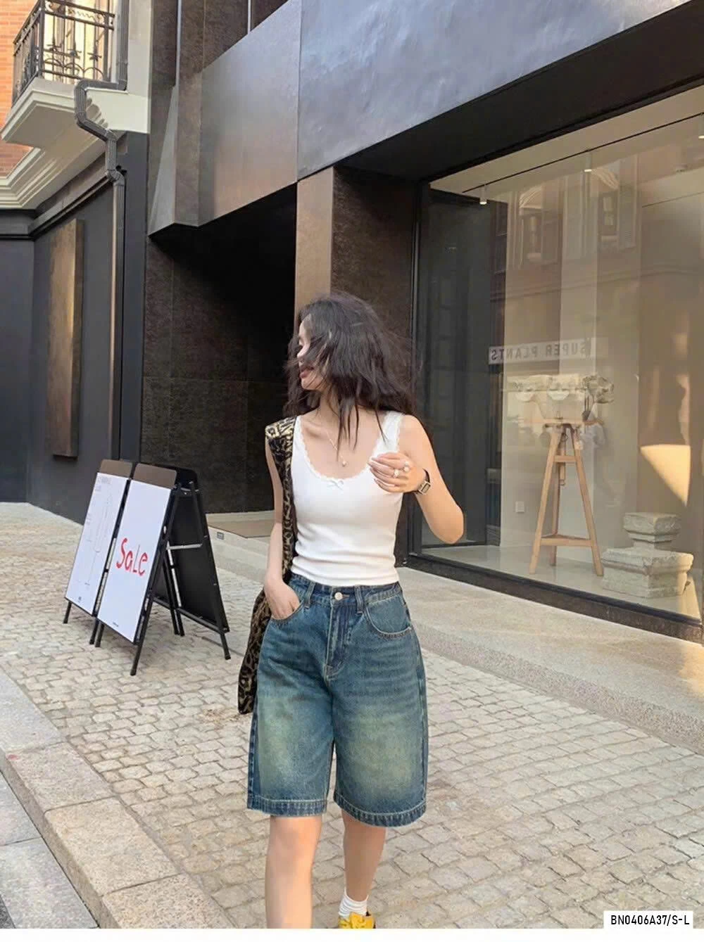 QUẦN JEANS LỬNG BẠC MÀU WG.WE