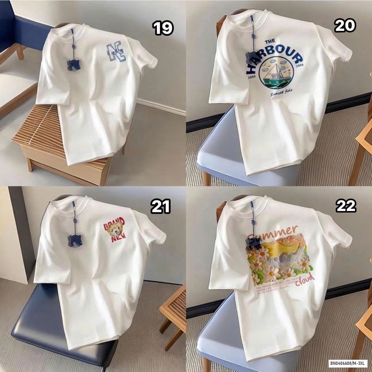 BST ÁO PHÔNG TRẮNG COTTON