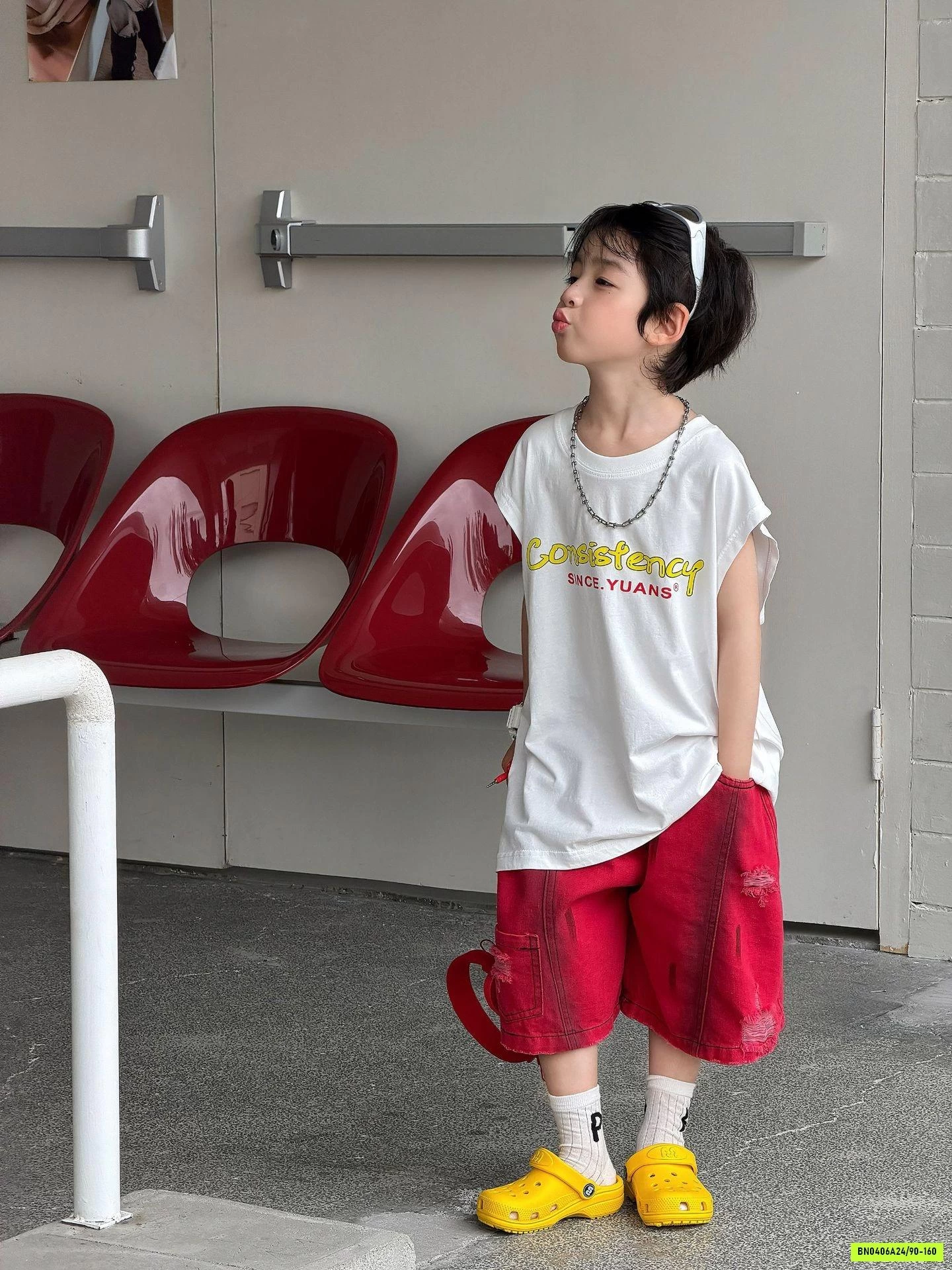 TNKTOP MIX SHORT ĐỎ FANSHU