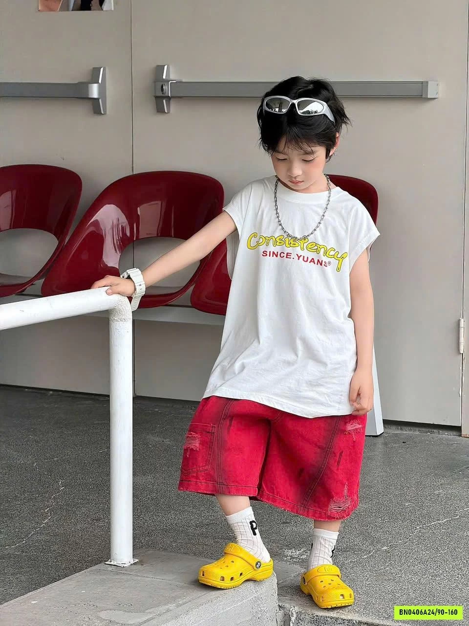 TNKTOP MIX SHORT ĐỎ FANSHU