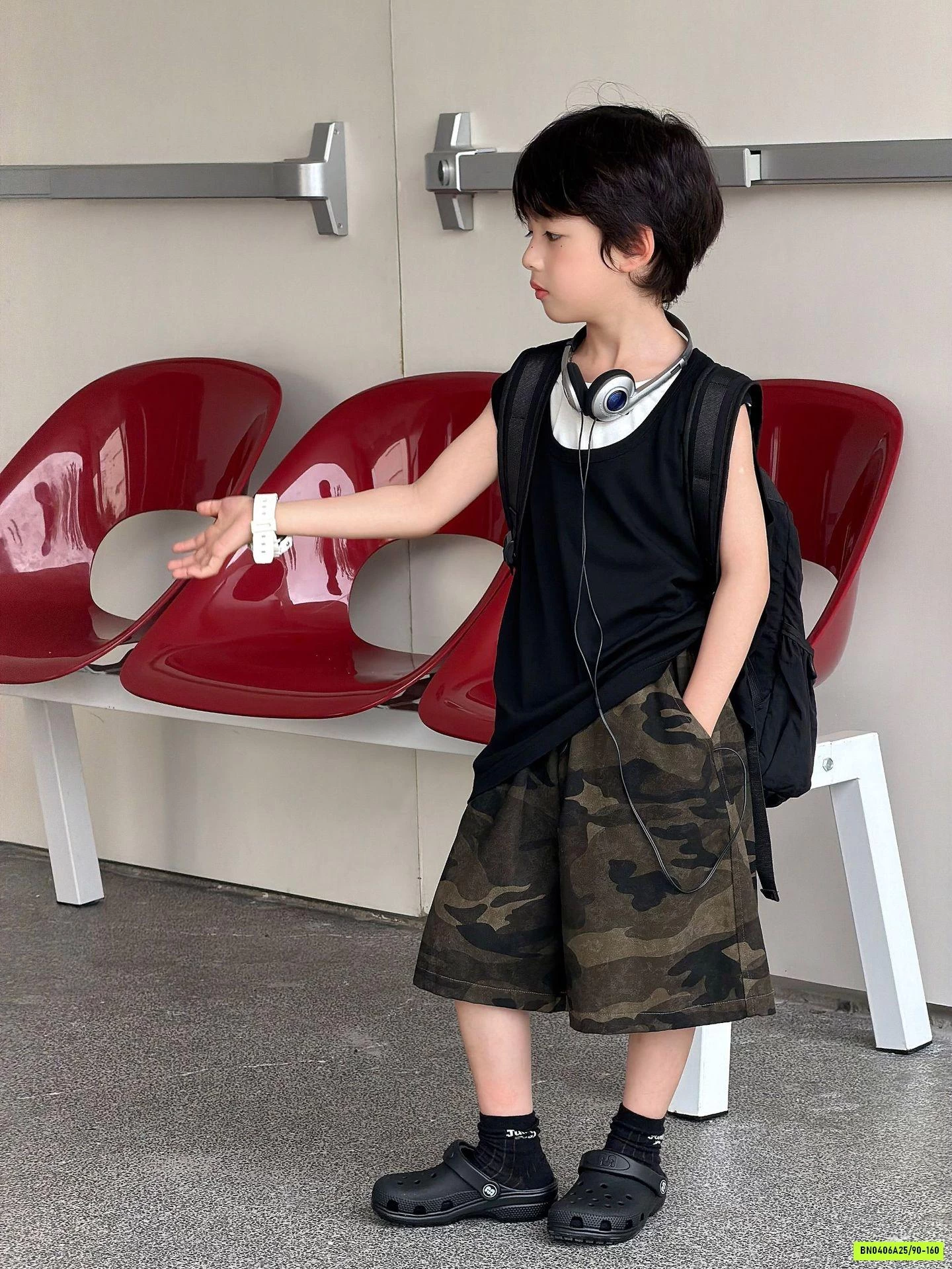 ÁO SÁT NÁCH MIX SHORT RẰN RI