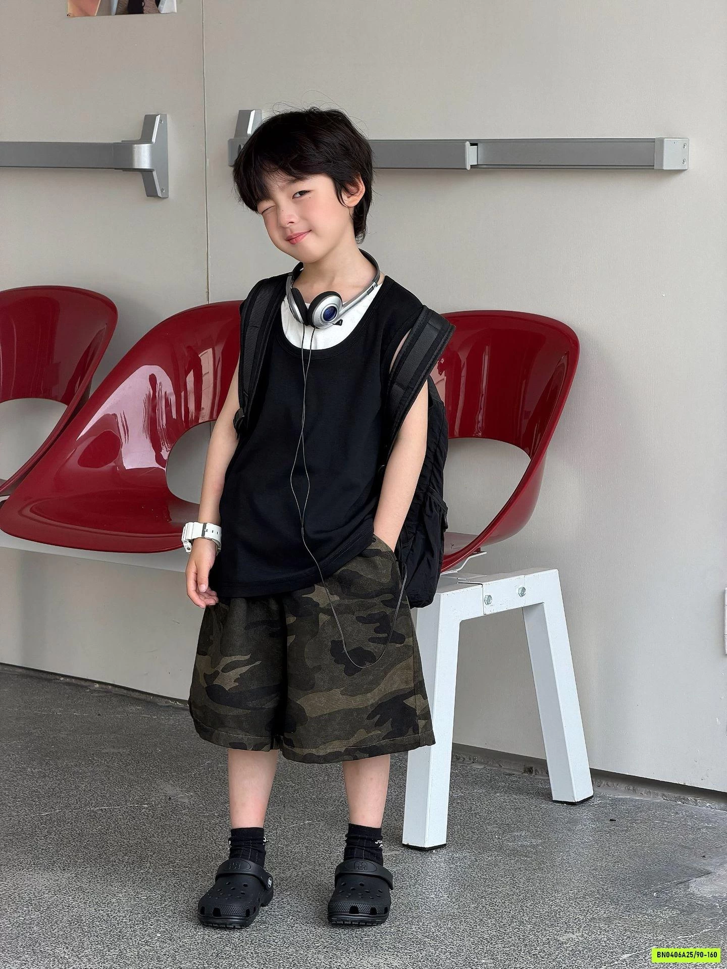 ÁO SÁT NÁCH MIX SHORT RẰN RI