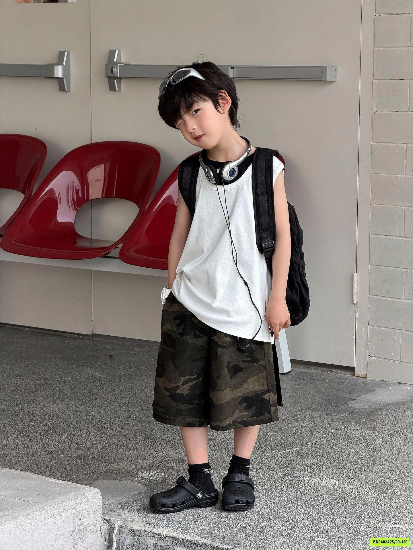 ÁO SÁT NÁCH MIX SHORT RẰN RI