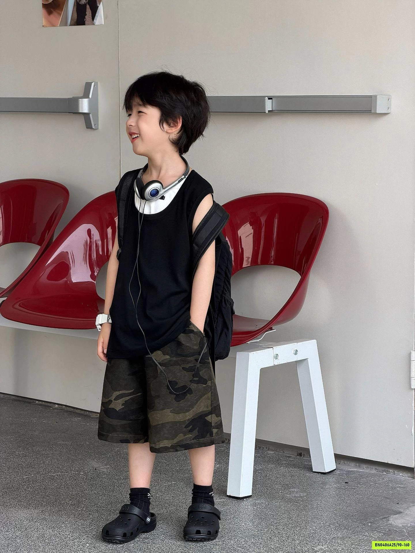 ÁO SÁT NÁCH MIX SHORT RẰN RI