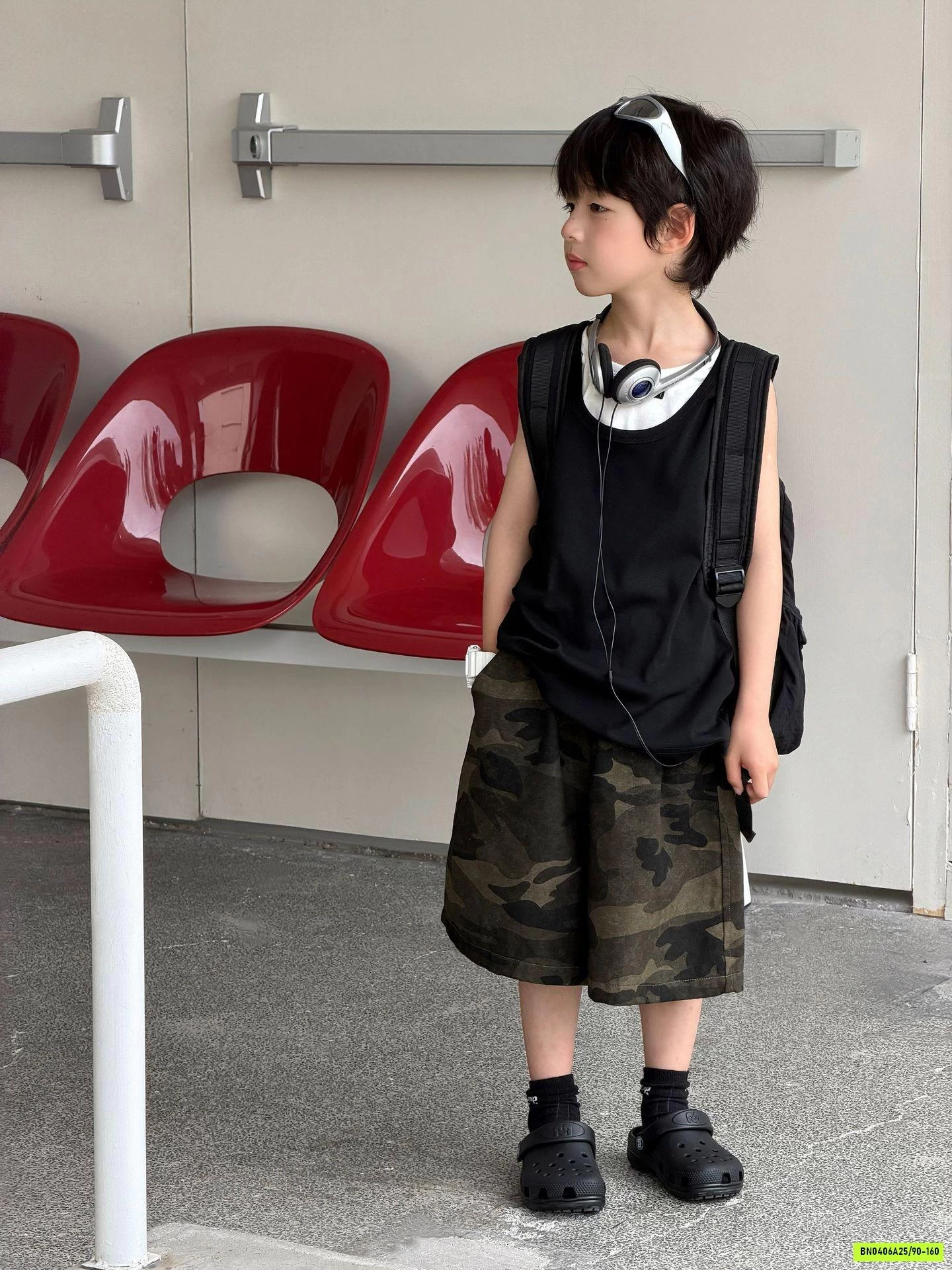 ÁO SÁT NÁCH MIX SHORT RẰN RI