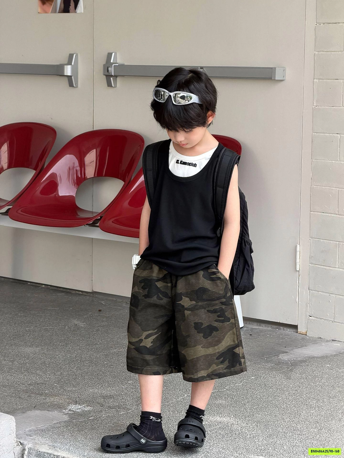ÁO SÁT NÁCH MIX SHORT RẰN RI