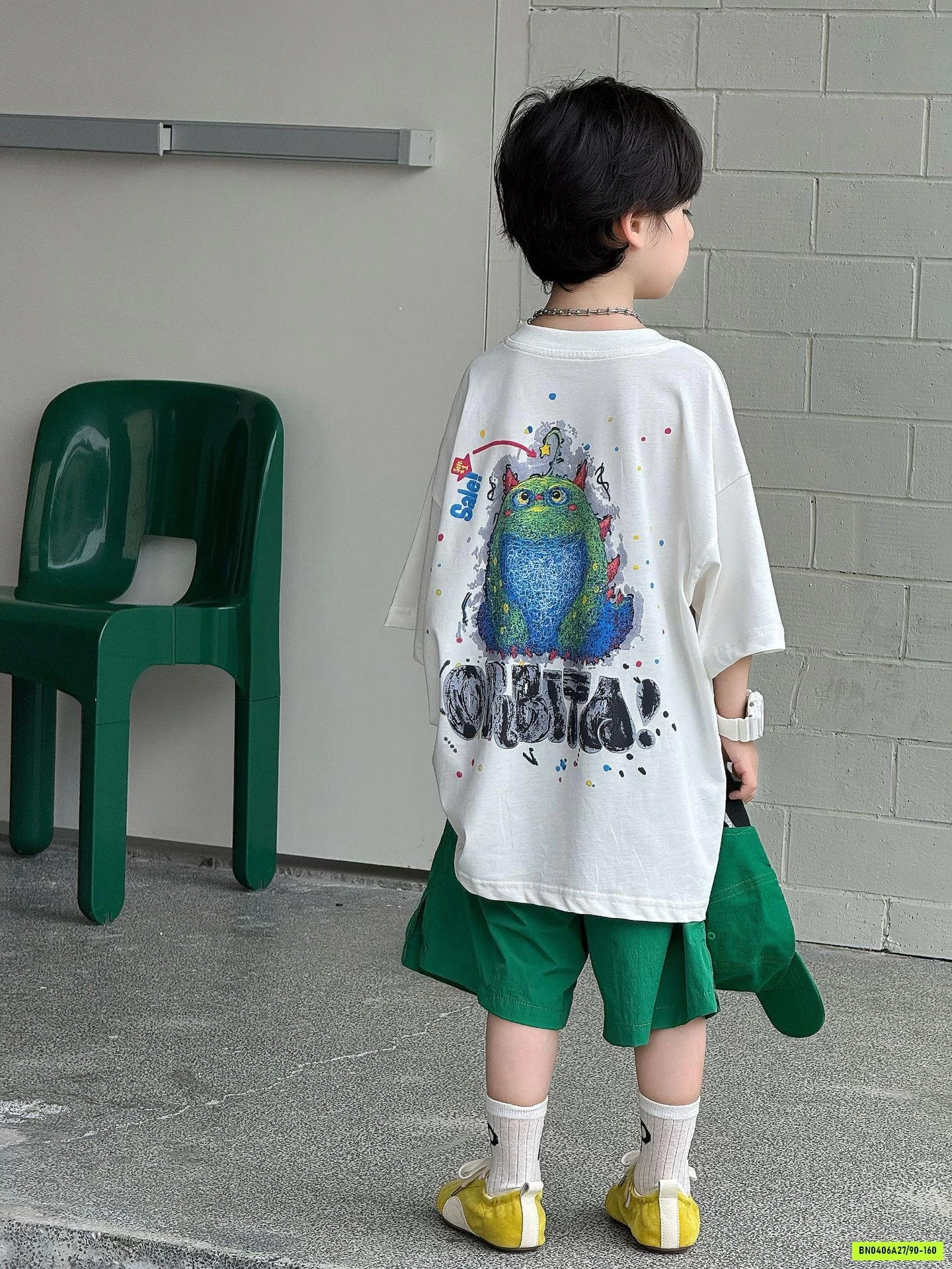 ÁO THUN IN QUÁI VẬT LƯNG FANSHU