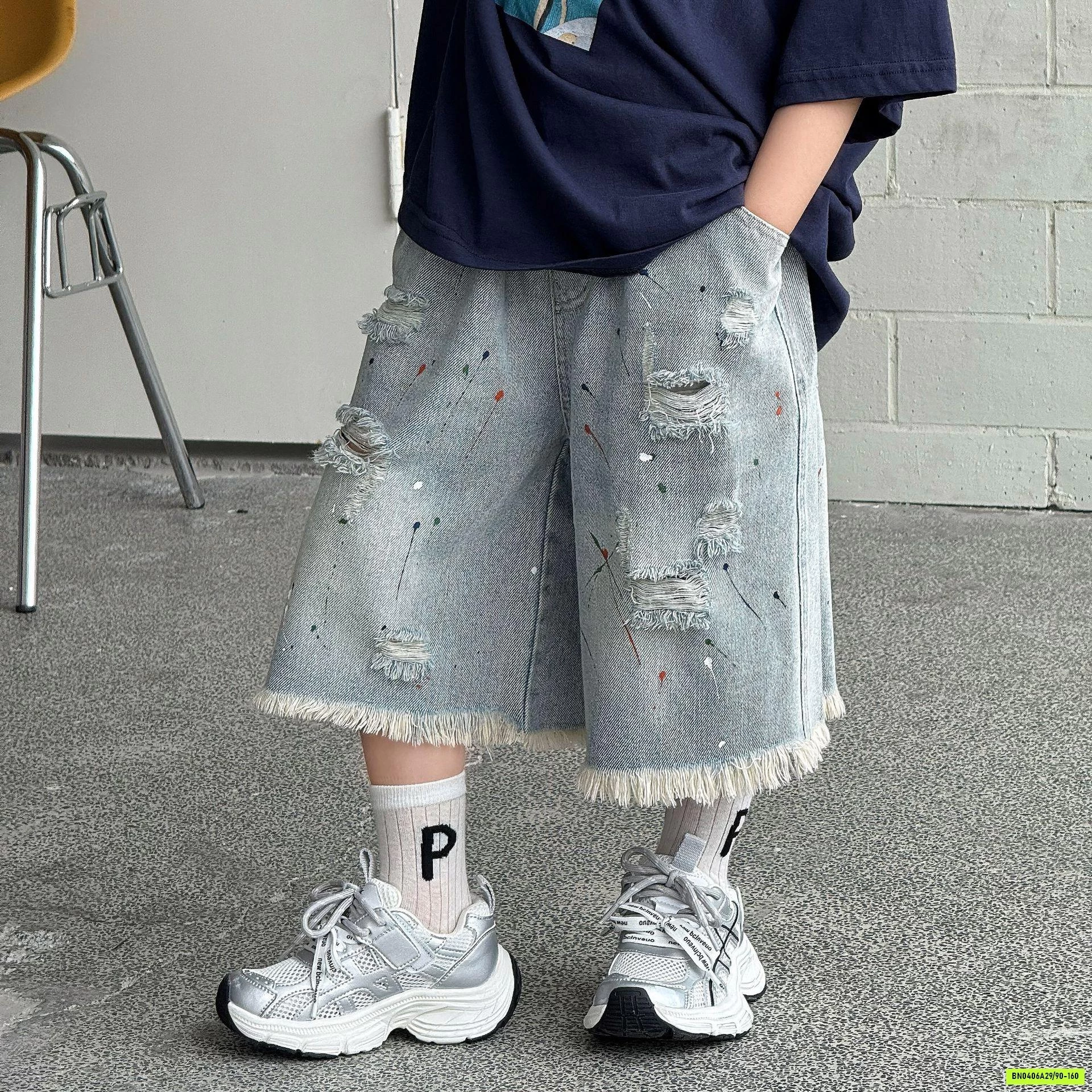SHORT JEANS TUA GẤU VẨY SƠN FANSHU