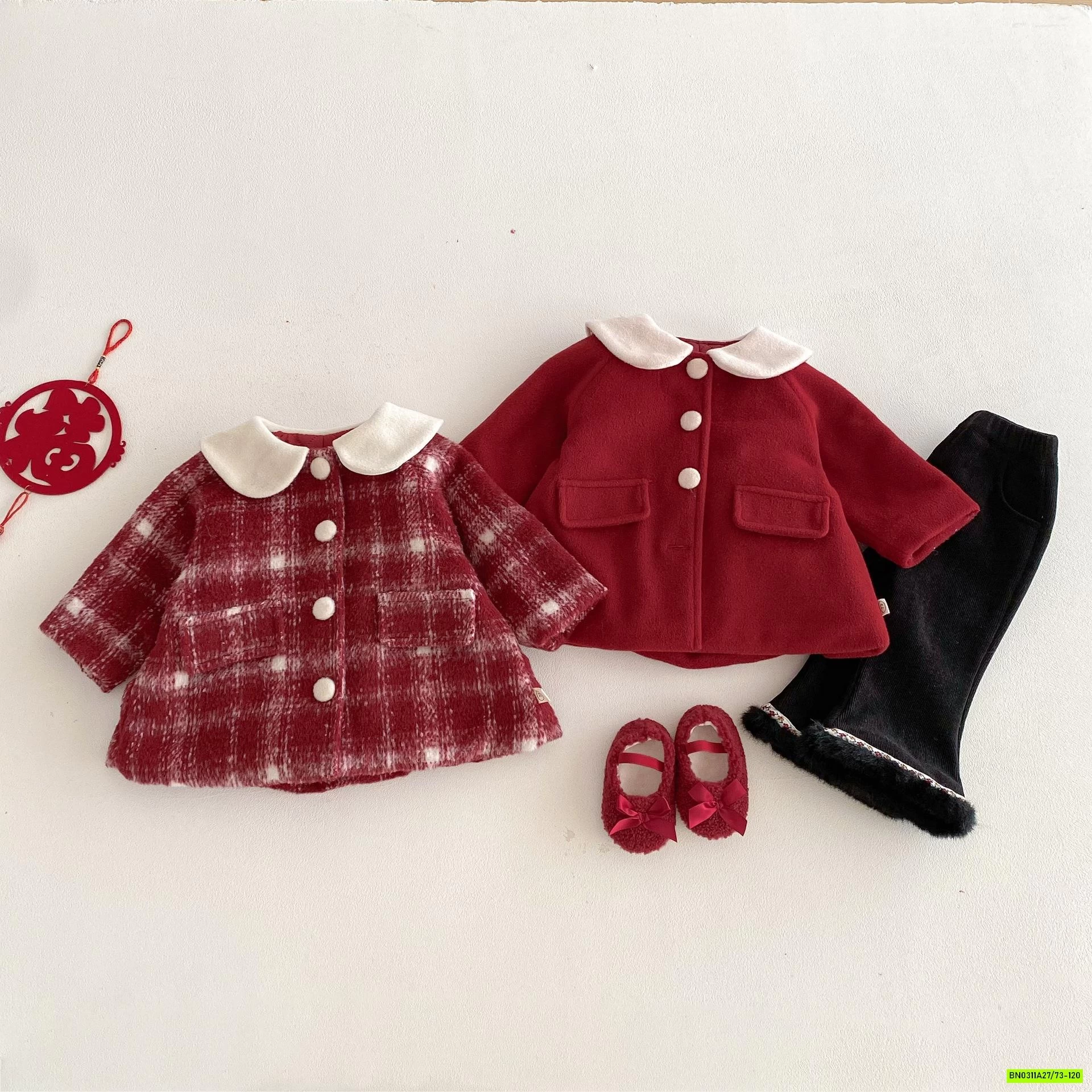 KHOÁC DẠ ĐỎ CỔ SEN