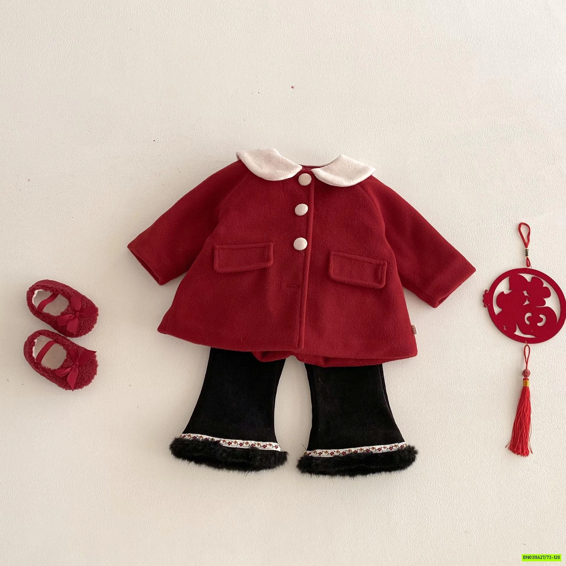 KHOÁC DẠ ĐỎ CỔ SEN