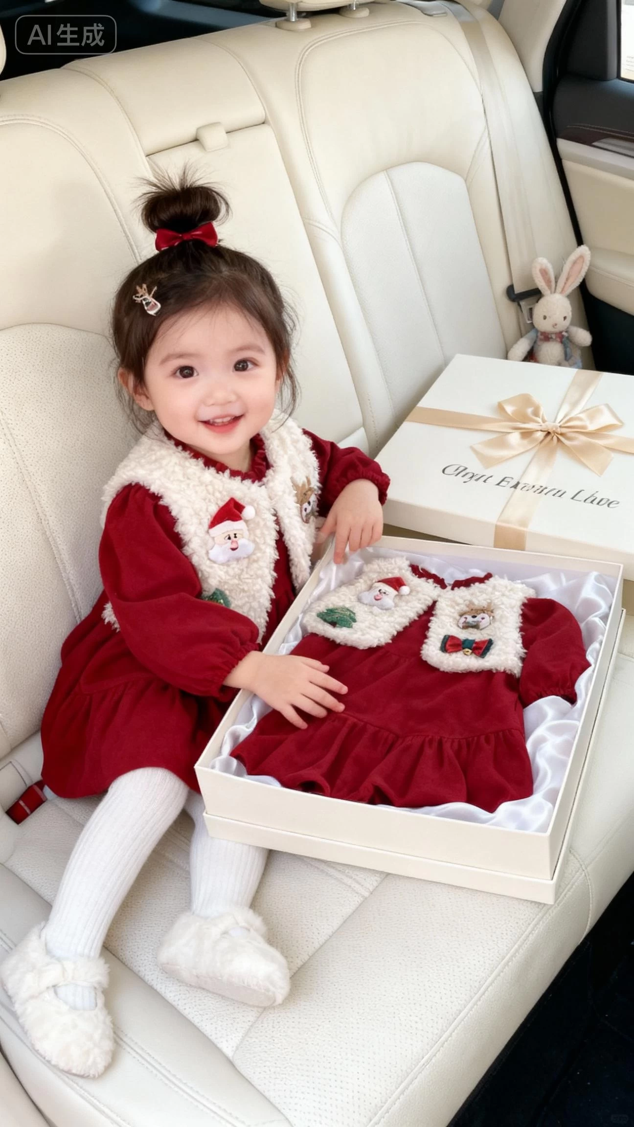 SÉT VÁY/BỘ ĐỎ GIÁNG SINH CHO BÉ