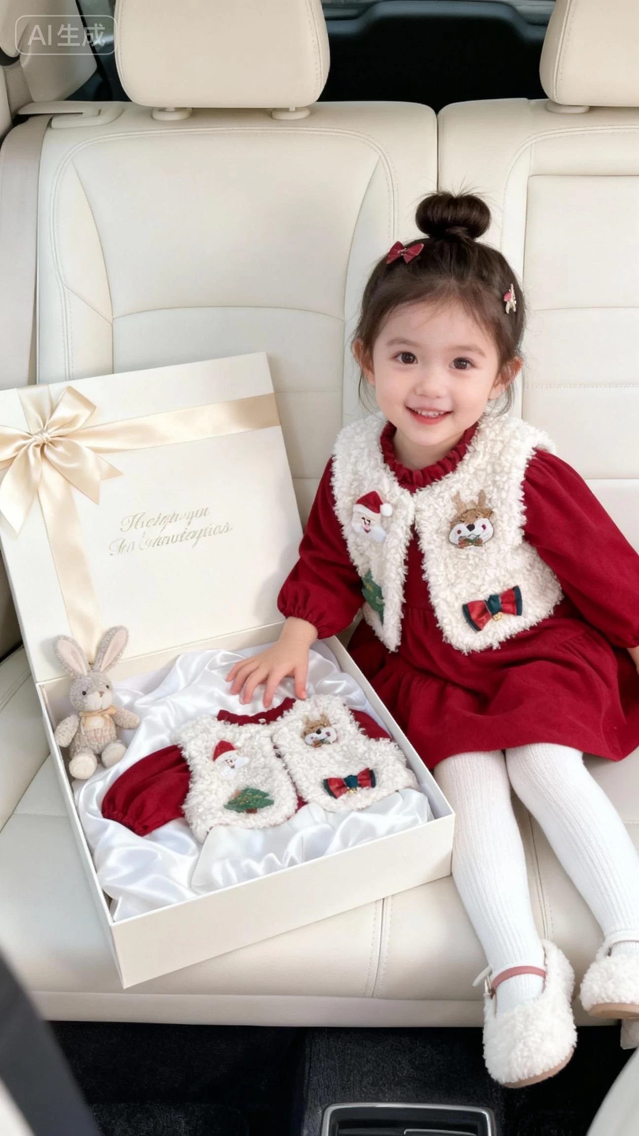 SÉT VÁY/BỘ ĐỎ GIÁNG SINH CHO BÉ