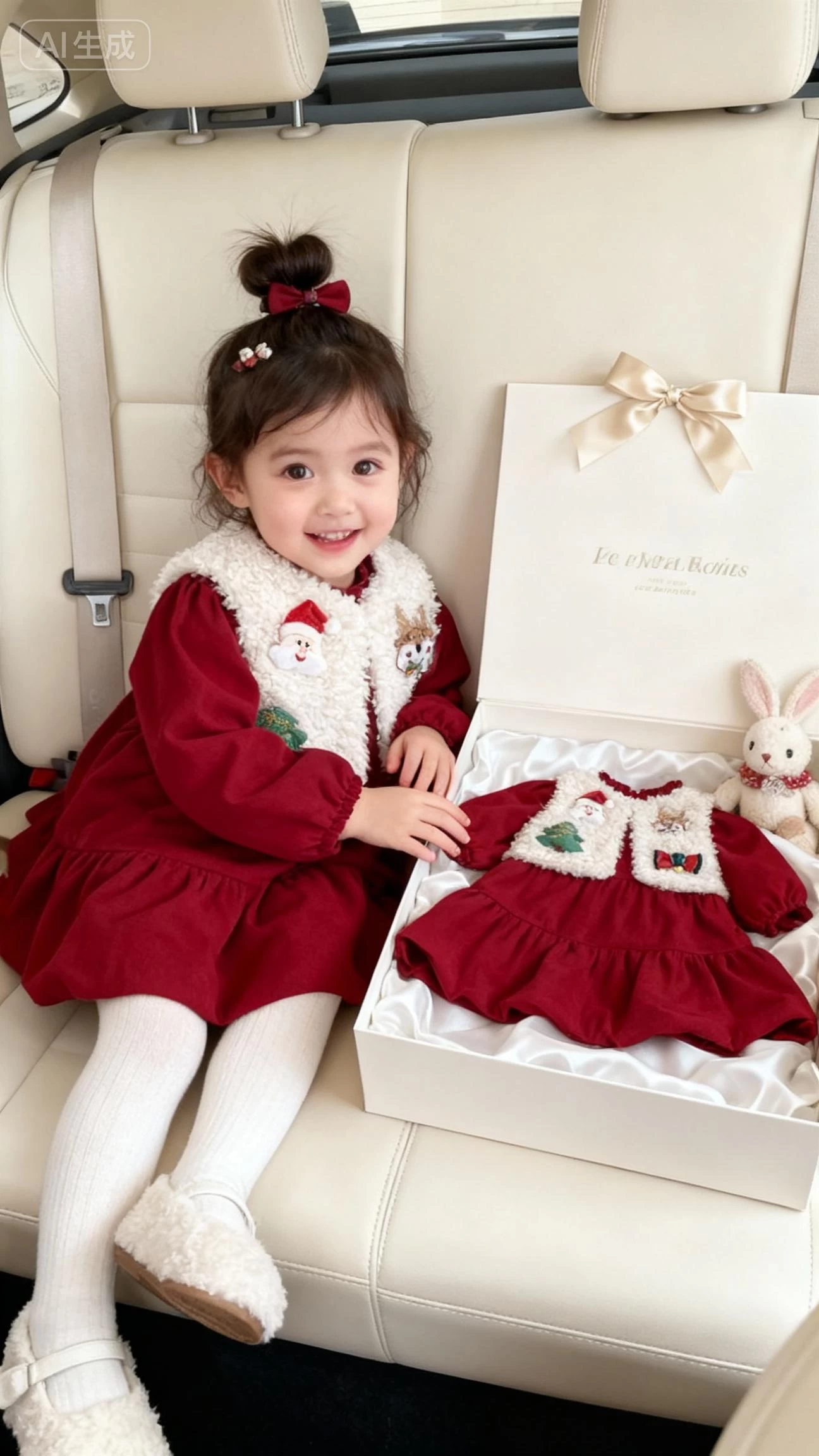 SÉT VÁY/BỘ ĐỎ GIÁNG SINH CHO BÉ