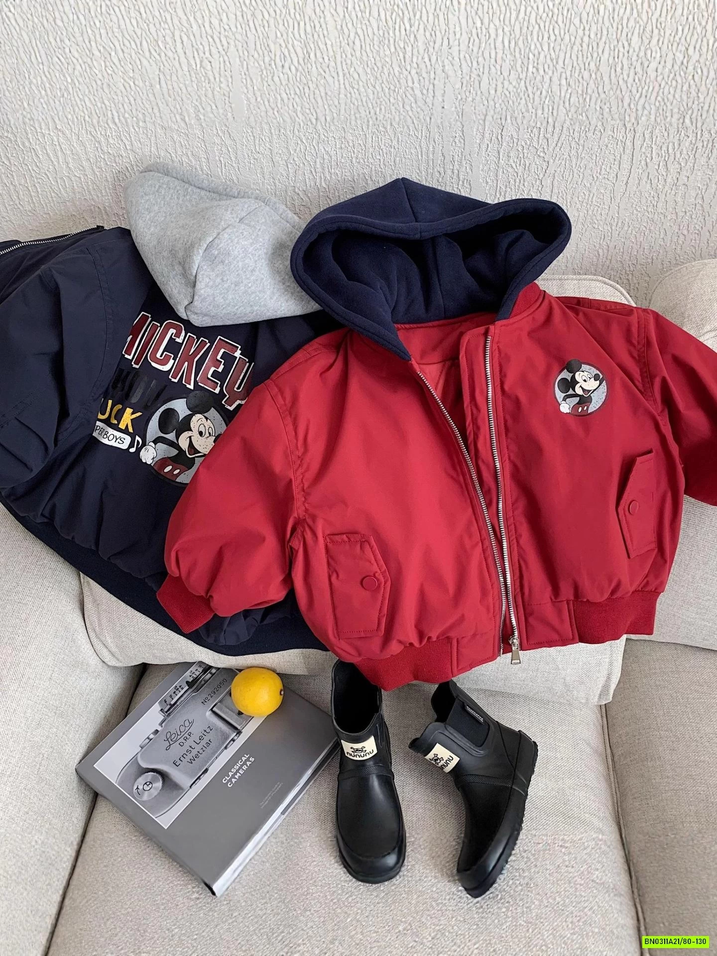 KHOÁC TRẦN TRÁM MICKEY LIỀN MŨ