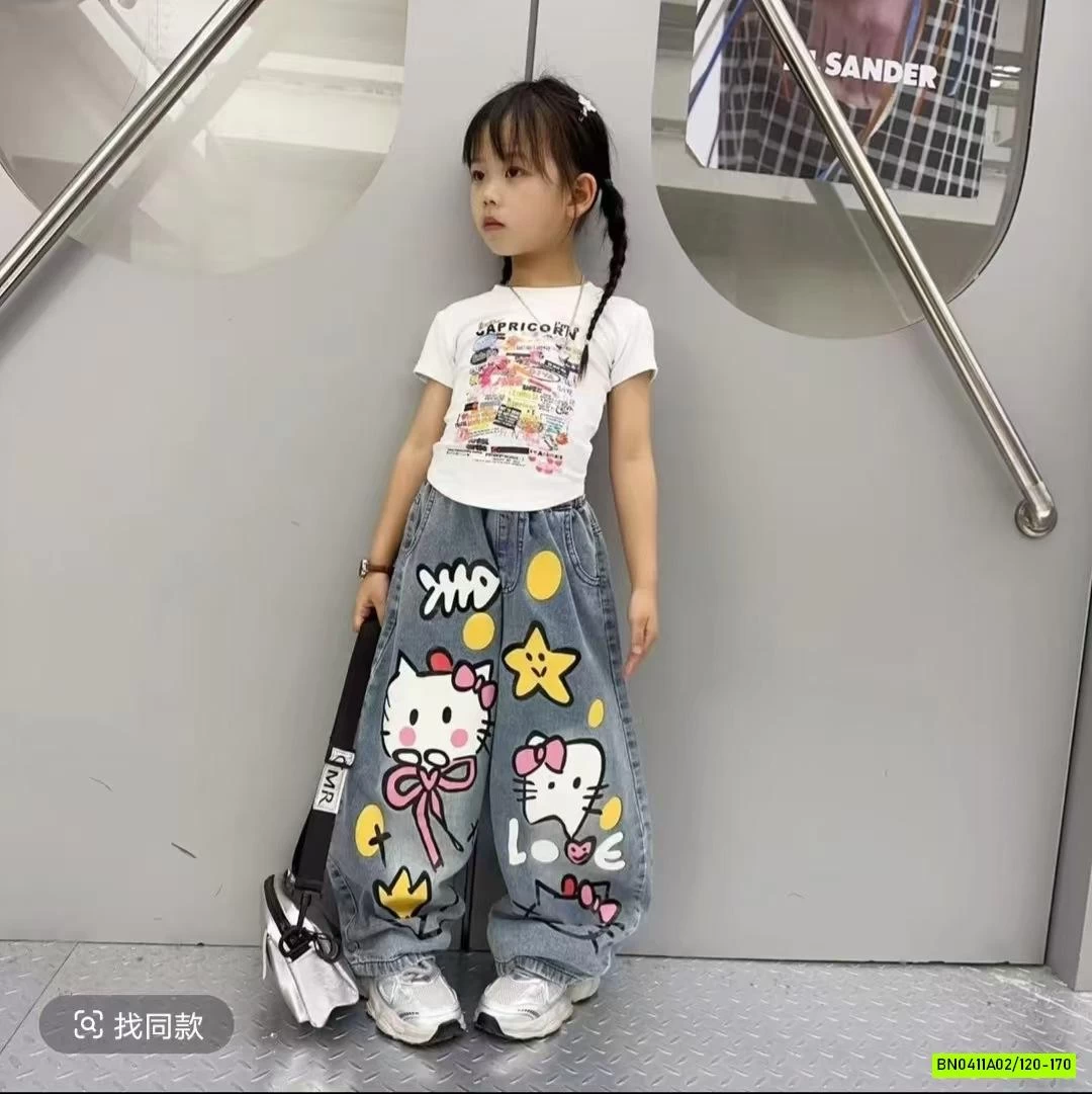 CROPTOP RÚT EO MIX JEANS KITTY