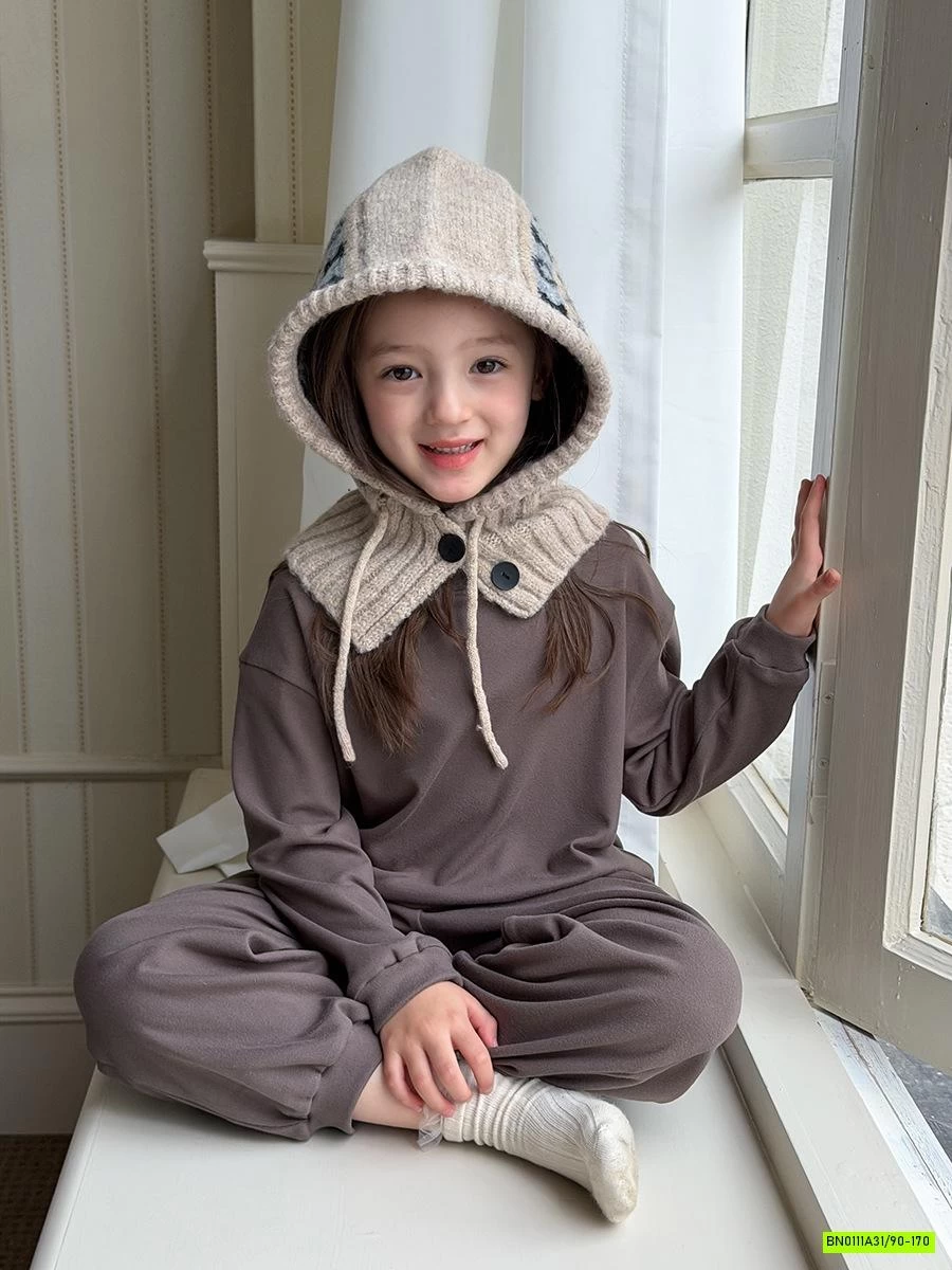 BỘ NỈ TRƠN MÀU 25H034 AMBB