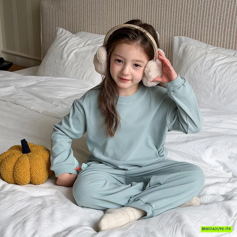 BỘ NỈ TRƠN MÀU 25H034 AMBB