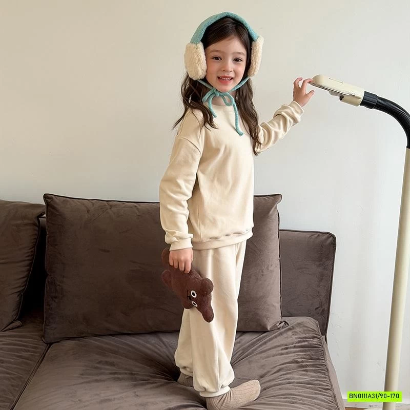 BỘ NỈ TRƠN MÀU 25H034 AMBB