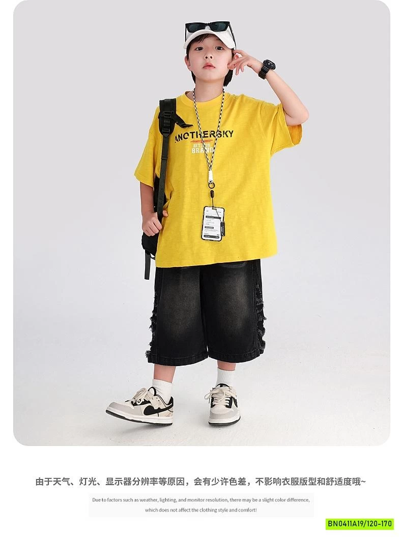 ÁO THUN XƯỚC VÀNG HHBABY