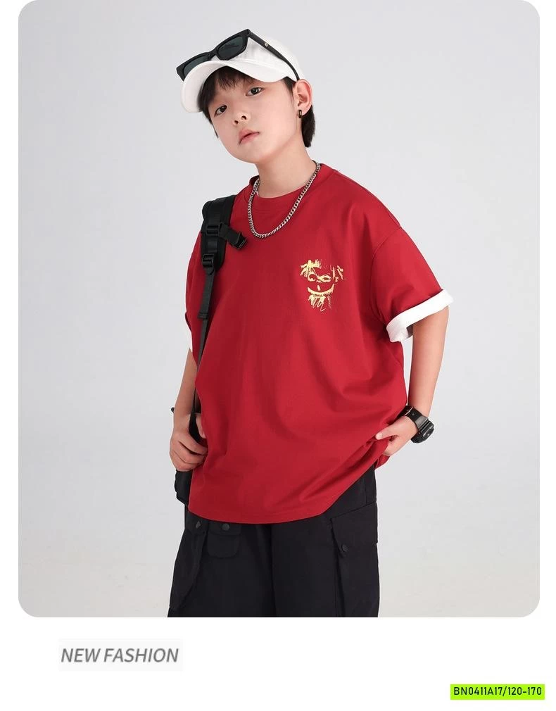 ÁO THUN CỔ TRÒN IN HÌNH LƯNG HHBABY