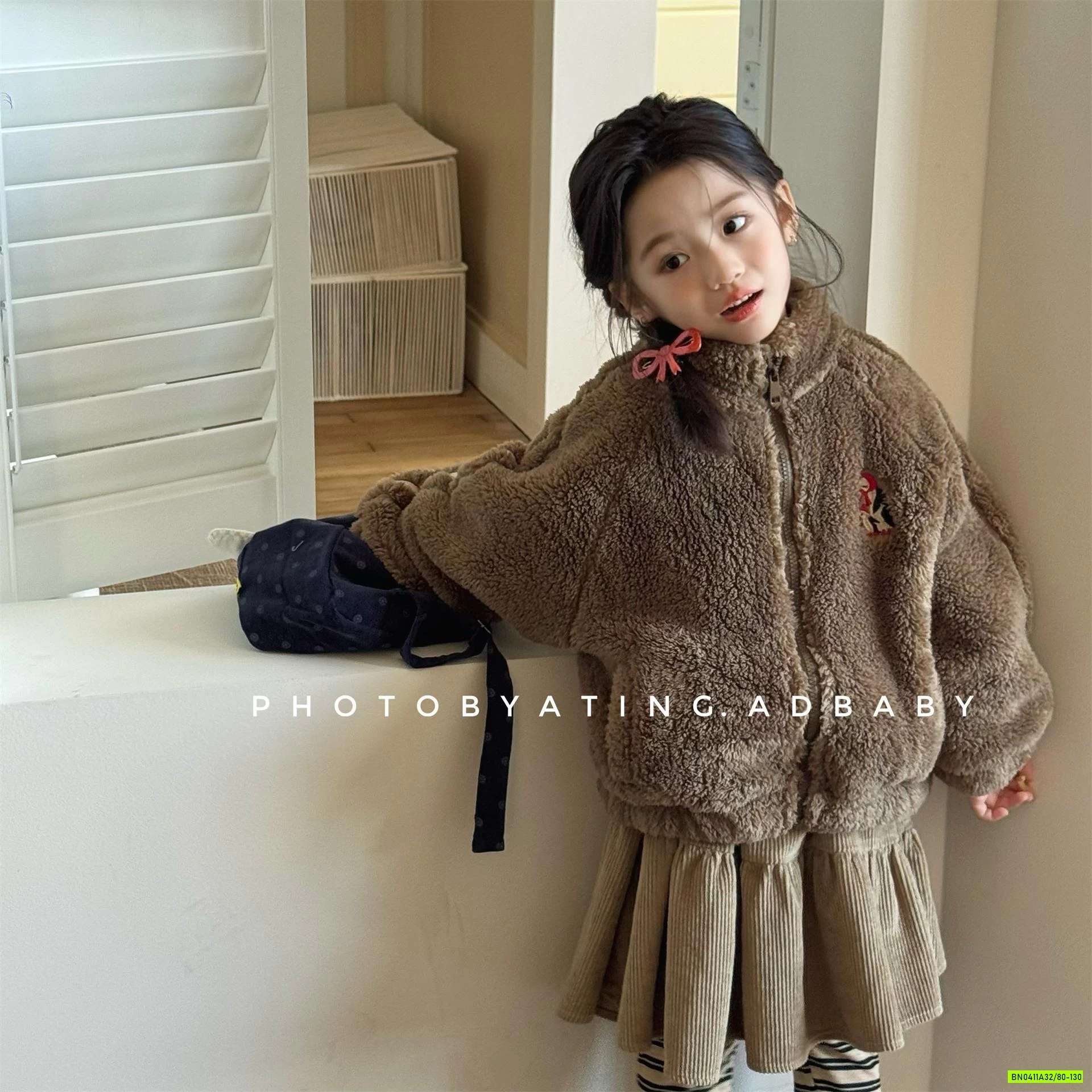 KHOÁC LÔNG THÊU LOGO ADBABY