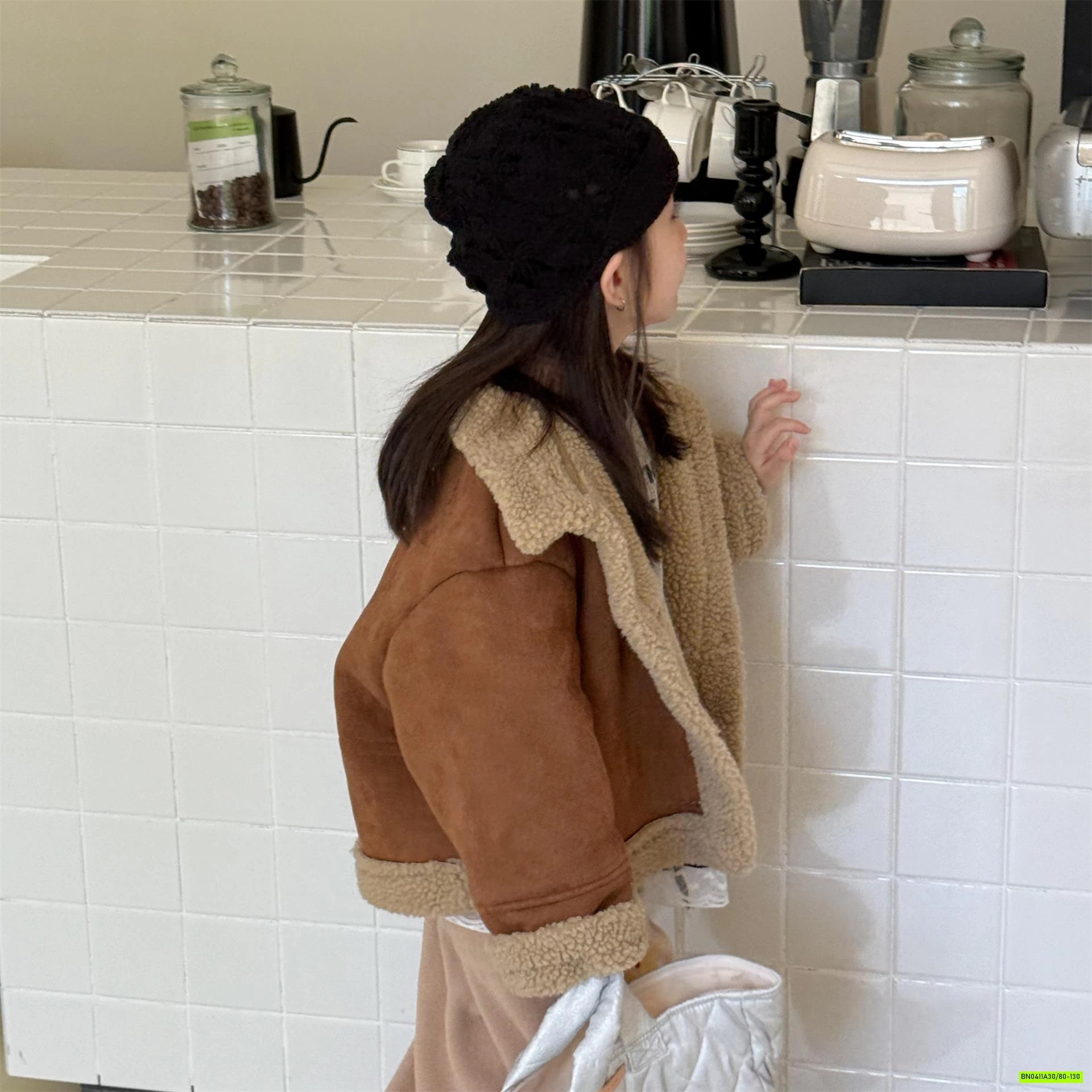 KHOÁC DA LỘN LÓT LÔNG CỪU ADBABY