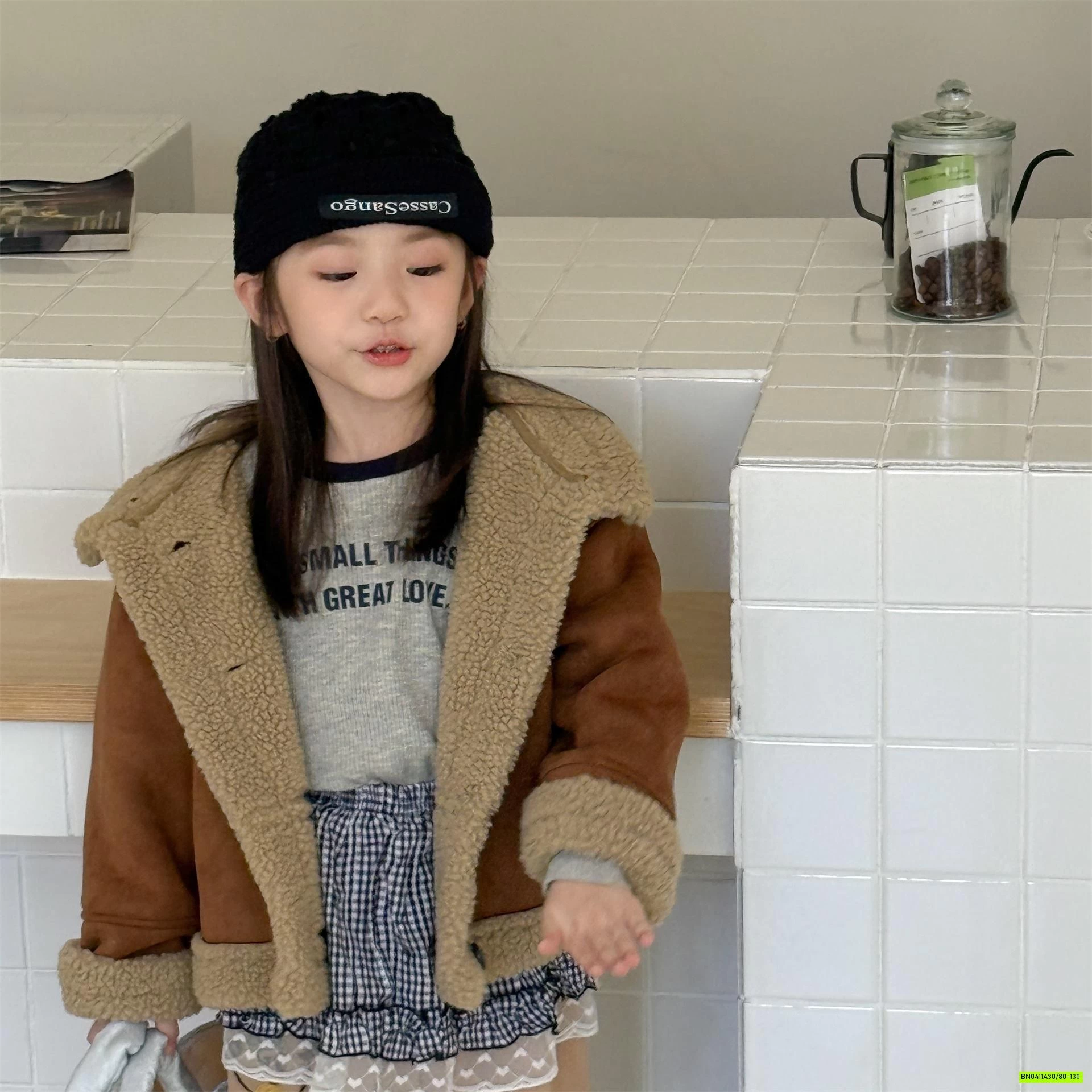 KHOÁC DA LỘN LÓT LÔNG CỪU ADBABY