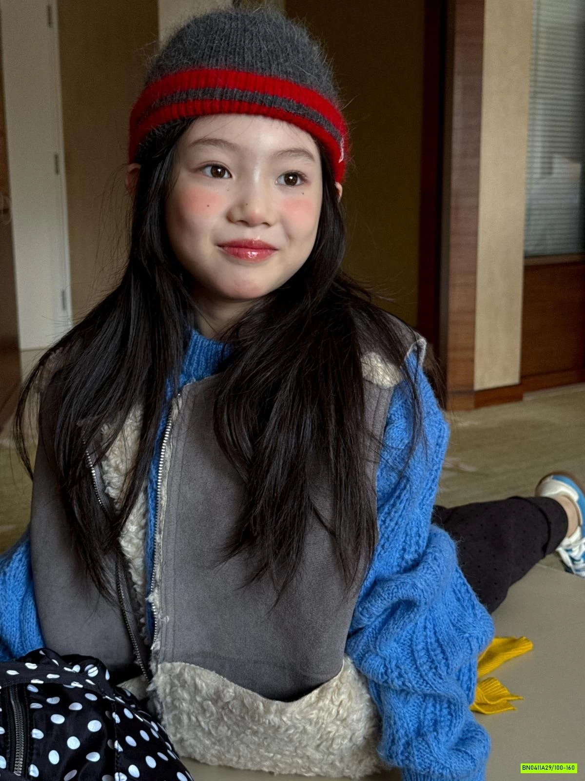 KHOÁC GILE DA LỘN PHỐI LÔNG CỪU