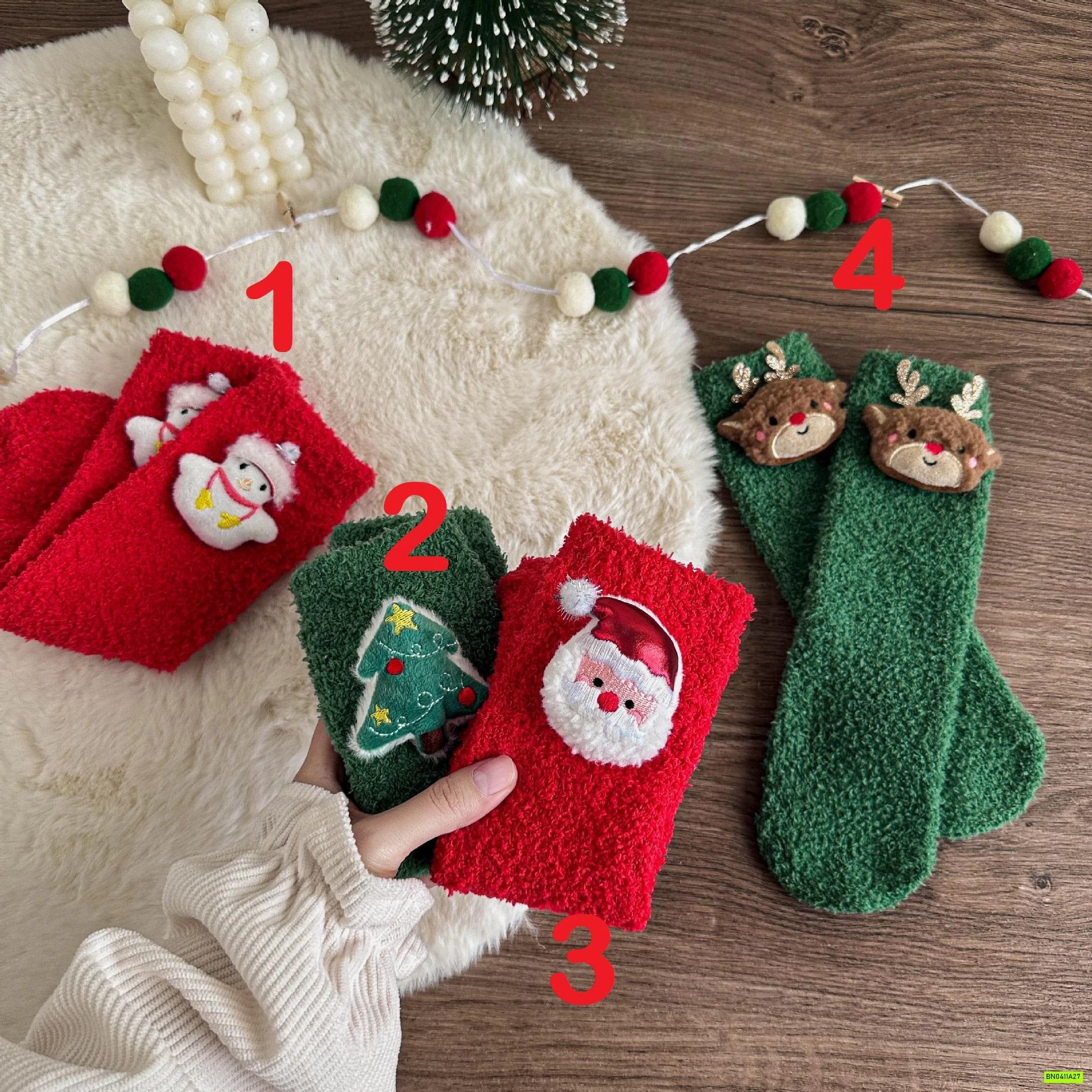 TẤT LÔNG CỪU GIÁNG SINH