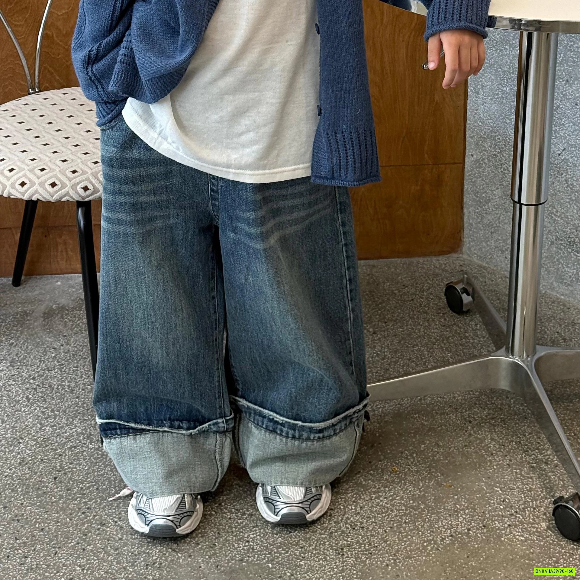 JEAN SUÔNG GẤP GẤU FANSHU